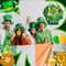 St. Patrick's Day Welcome Door Sign Lucky Hanging Decor St. Patrick's Day Wooden Sign Irish Decorations Lucky Shamrock Door Hanger